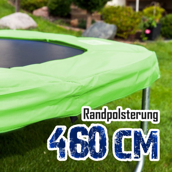 Randabdeckung für 460cm Trampolin, Hellgrün