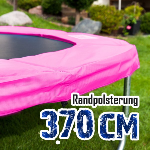 Randabdeckung für 370cm Trampolin, Pink