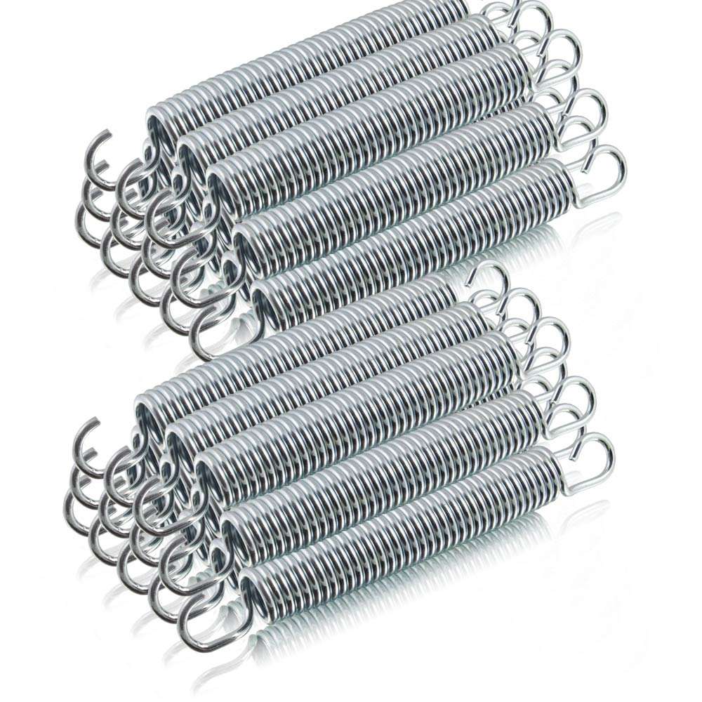 Produktbild von Zugfeder 70 Mm Freie Länge – Doppelhaken, Ø 18 Mm, Draht 2,5 Mm – Für Maschinen & Industrie