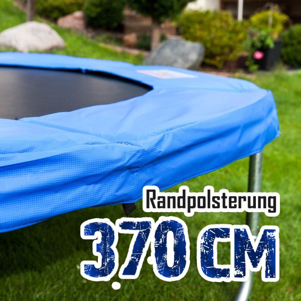 Randabdeckung für 370cm Trampolin, Blau