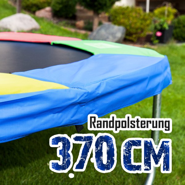 Randabdeckung für 370cm Trampolin, Bunt