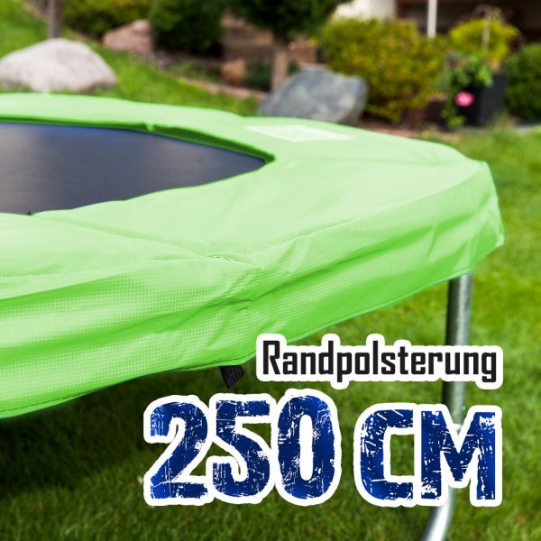 Randabdeckung für 250cm Trampolin, Hellgrün