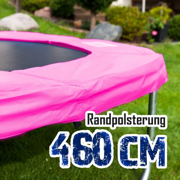 Randabdeckung für 460cm Trampolin, Pink