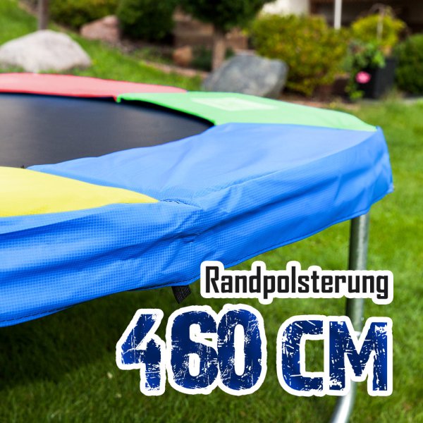 Randabdeckung für 460cm Trampolin, Bunt