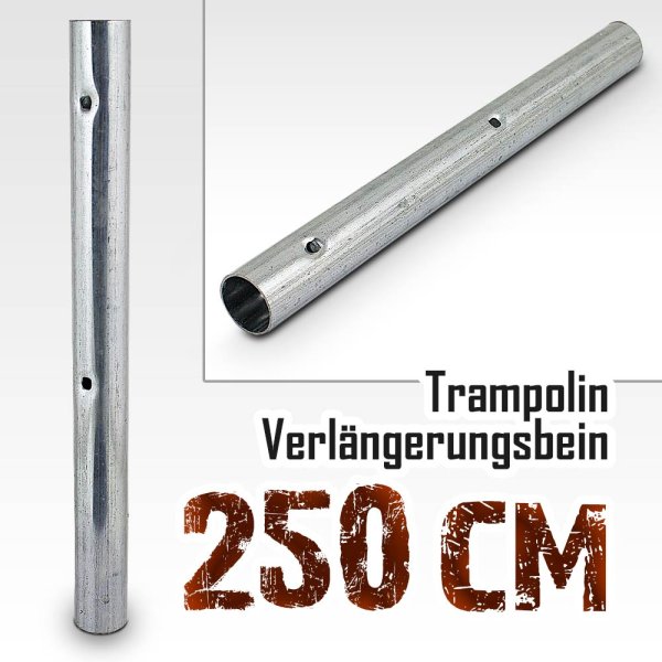 Verlängerungsbein für Trampolin (Model 2018) 250cm -305cm / 37,3cm / 34mm (mit 2 Stanzungen)