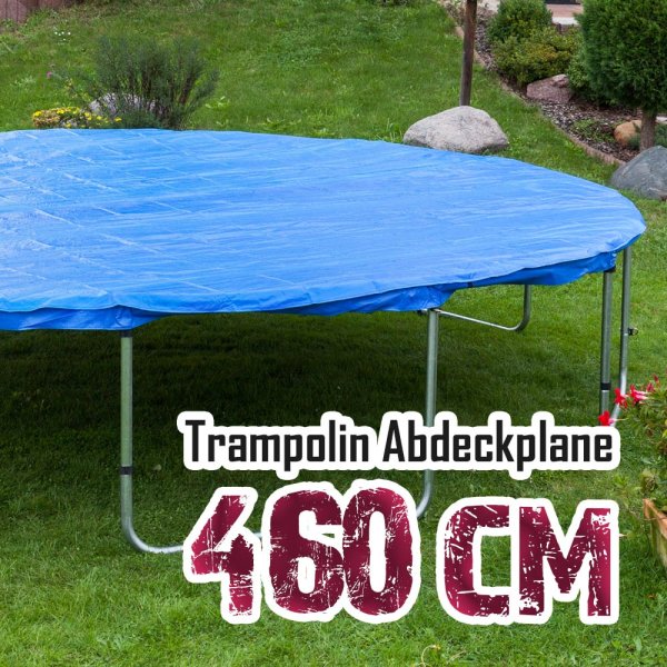 Abdeckplane für 460cm Trampolin, blau